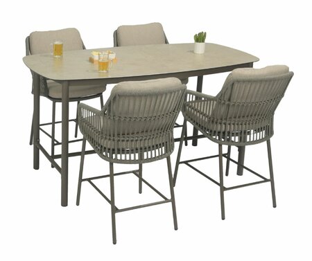 Alicante 4 Seater High Dining Set - image 3