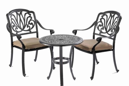 Amalfi Round Bistro Table and 2 Dining Chairs - image 2