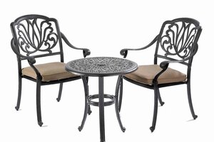 Amalfi Round Bistro Table and 2 Dining Chairs - image 2
