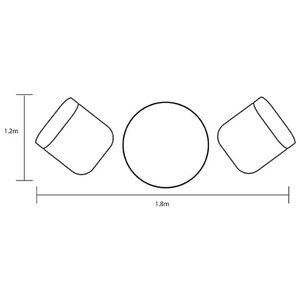 Amalfi Round Bistro Table and 2 Dining Chairs - image 5