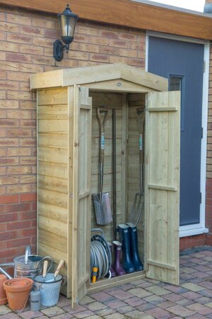 Apex Tall Garden Storage - Pressure Treated (Home Delivery) - image 1
