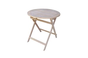 Dining Set Sussex Folding Round Bistro Table with 2 Folding Armchairs - image 4