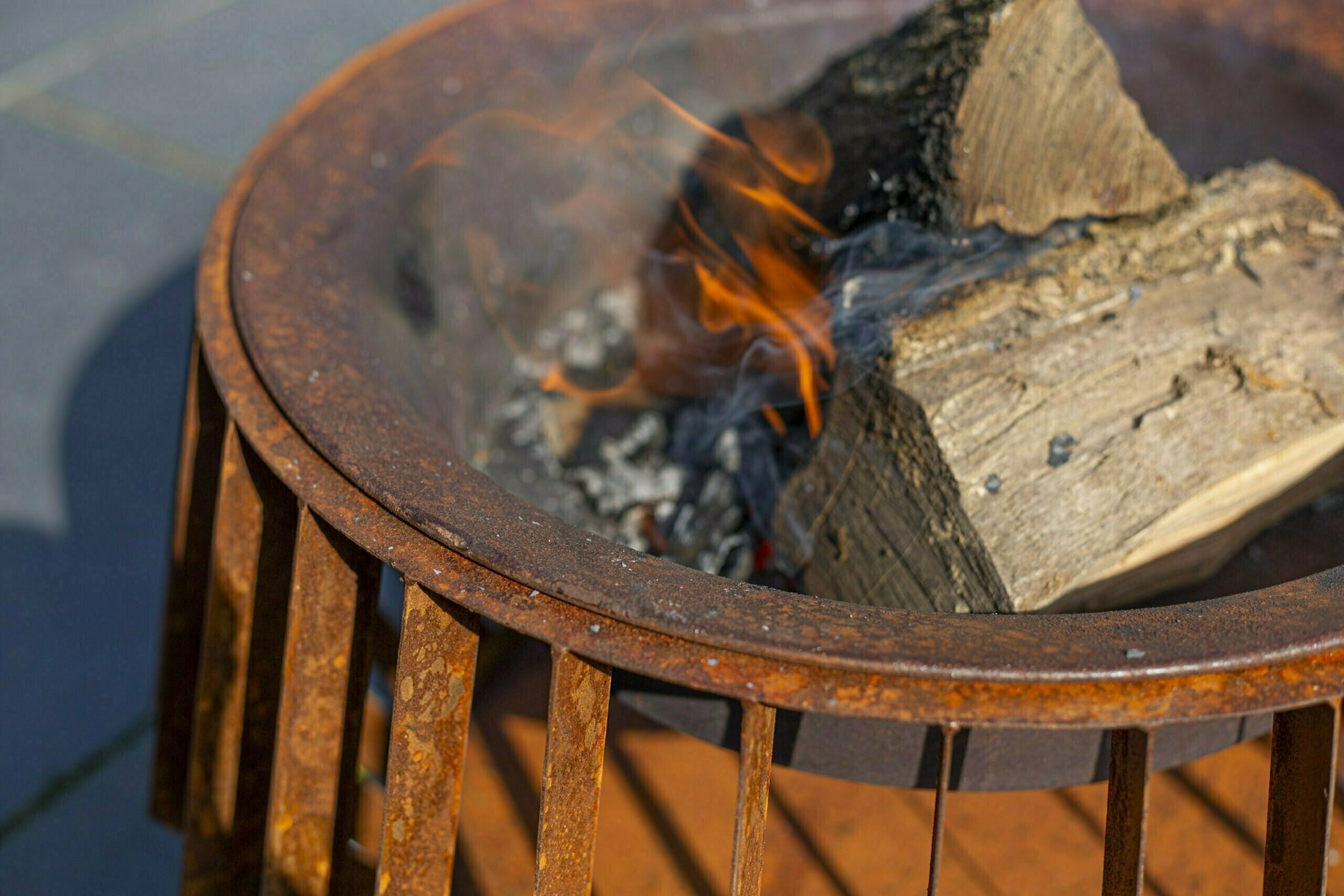 Firepit Turbine Oxidised - Pugh's Garden Centres