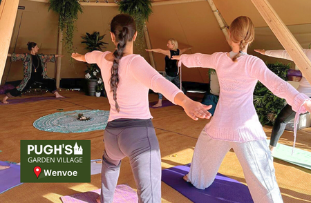 Flourish & Flow: Galentines Tipi Yoga & Spring Planting Workshop with Hazel Lily Yoga (Wenvoe)