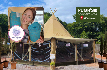 Flourish & Flow: Tipi Yoga & Orchid Artistry Workshop with Hazel Lily Yoga (Wenvoe)