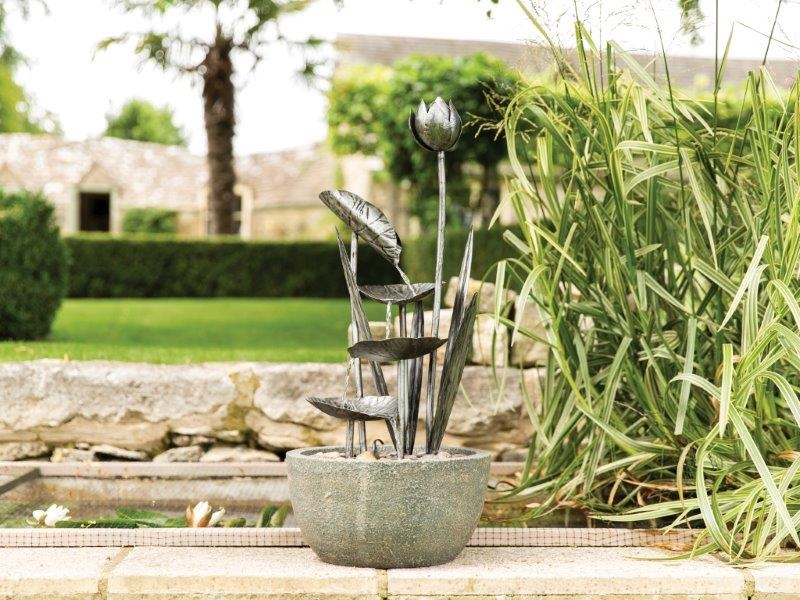 Flower Water Feature Pugh's Garden Centres