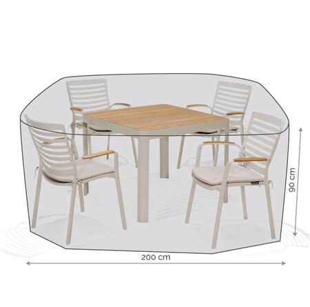 Furniture Cover LSG Premium 4 Piece Dining Set