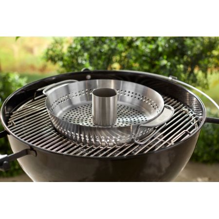 Poultry roaster, Stainless steel, fits Gourmet BBQ System™ - image 2
