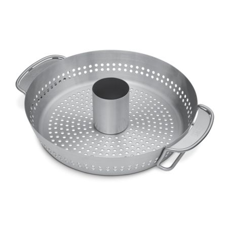 Poultry roaster, Stainless steel, fits Gourmet BBQ System™ - image 1