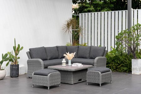 Martinique Corner Right 2-Seater Sofa and Lift Table - image 1
