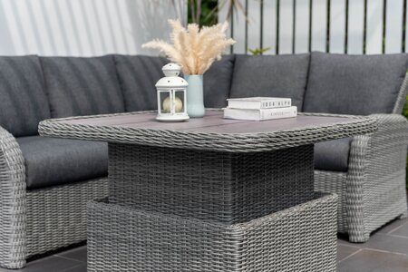Martinique Corner Right 2-Seater Sofa and Lift Table - image 2