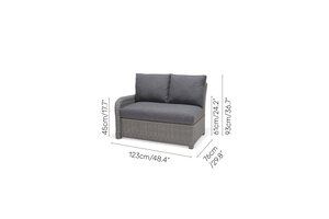 Martinique Corner Right 2-Seater Sofa and Lift Table - image 7