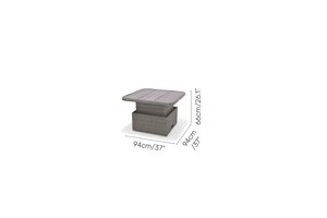 Martinique Corner Right 2-Seater Sofa and Lift Table - image 9