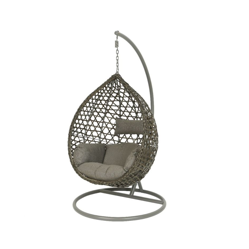 grey egg chair