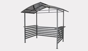 Panalsol BBQ Pergola, Aluminium, Grey - image 3