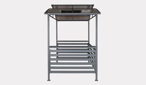 Panalsol BBQ Pergola, Aluminium, Grey - image 4