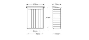 Pent Garden Storage - Pressure Treated (Home Delivery) - image 5