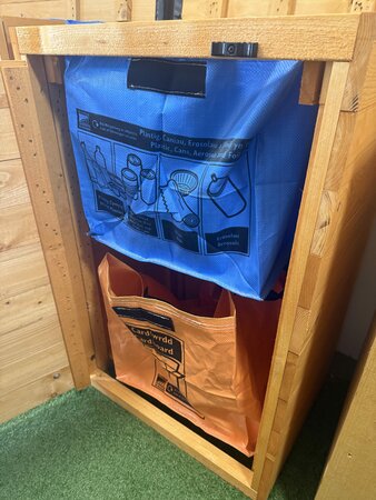 Recycling Storage Verticle Two Bag - image 1