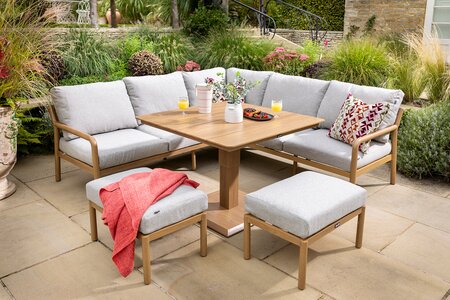 Sahara Square Casual Dining Set with Adjustable Table - image 1