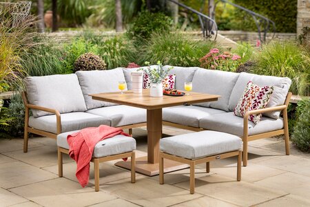 Sahara Square Casual Dining Set with Adjustable Table - image 2