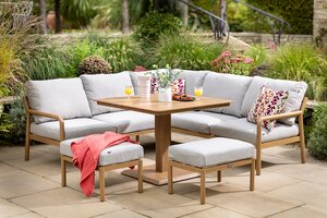 Sahara Square Casual Dining Set with Adjustable Table - image 2