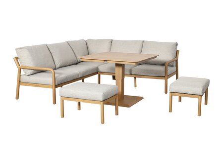 Sahara Square Casual Dining Set with Adjustable Table - image 5