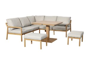 Sahara Square Casual Dining Set with Adjustable Table - image 5