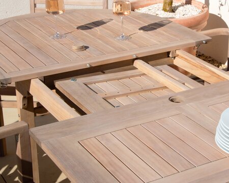 Sussex Double Extend Dining Set with 8 Stacking Dining Armchairs - image 2